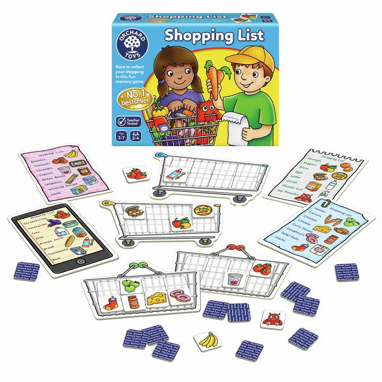 Orchard Toys Shopping List Game box, UK version