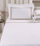 Frette Cotton Breeze king flat sheet set, imported from the UK