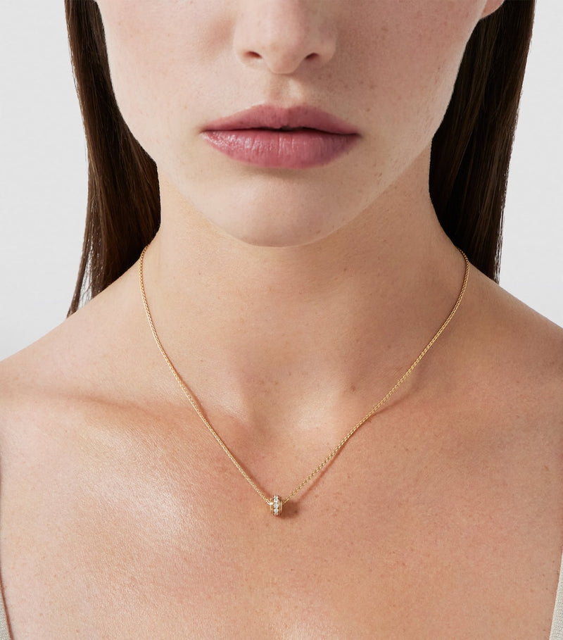 Piaget rose gold diamond Possession pendant necklace (British brand)