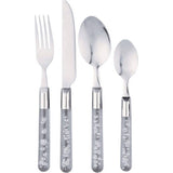 Argos Home clear bubble stainless steel cutlery set 16 piece, UK version