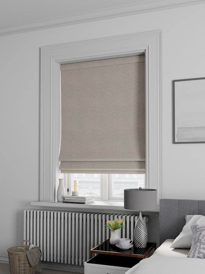 Natural Soho made to measure Roman blind (British brand)