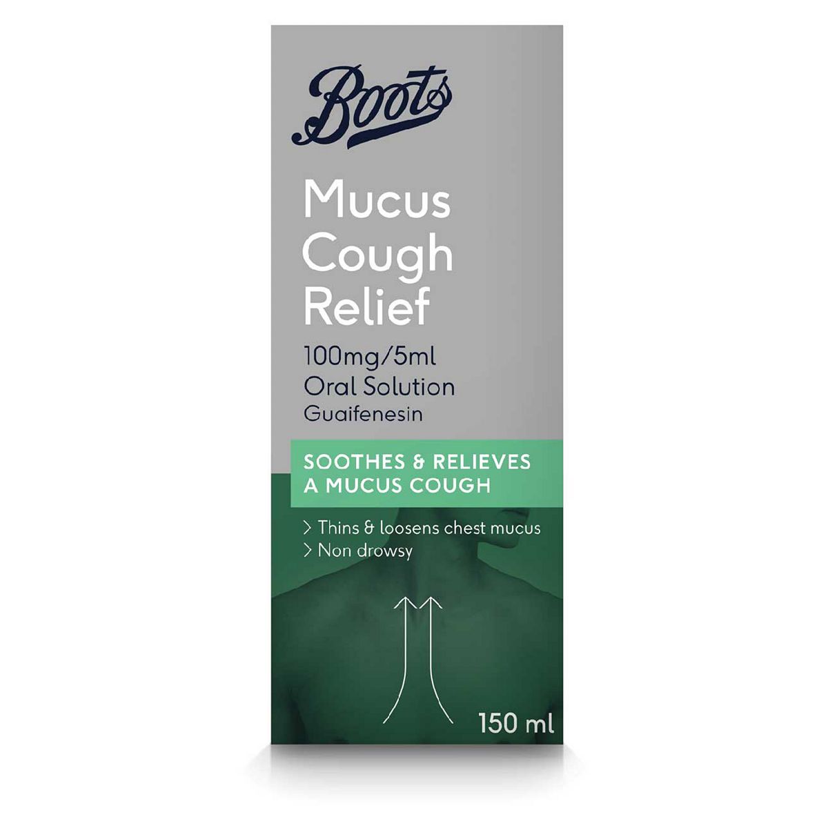 Boots Pharmaceuticals Mucus Cough Relief - 150ml - McGrocer