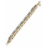 Argos DKNY Silver & Gold Tone Double Row Chain Bracelet- Buy online at McGrocer