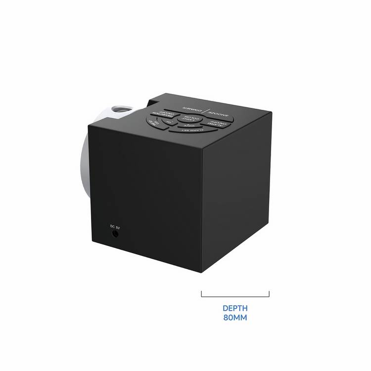 Precision radio controlled projection alarm clock - British product