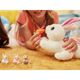 Pets Alive Mommy Bunny interactive toy with baby bunnies - British product