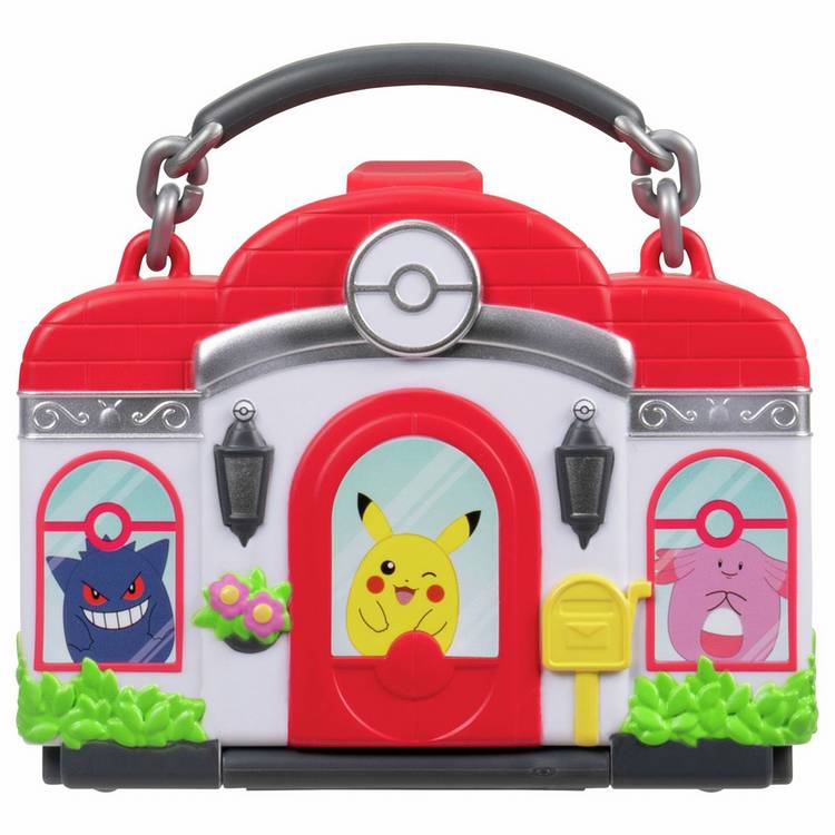 Squish-a-longs Pokémon Centre Playset with mini characters - British product