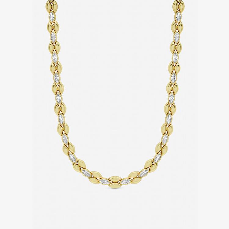 Jon Richard gold plated crystal necklace 16 inch - British product