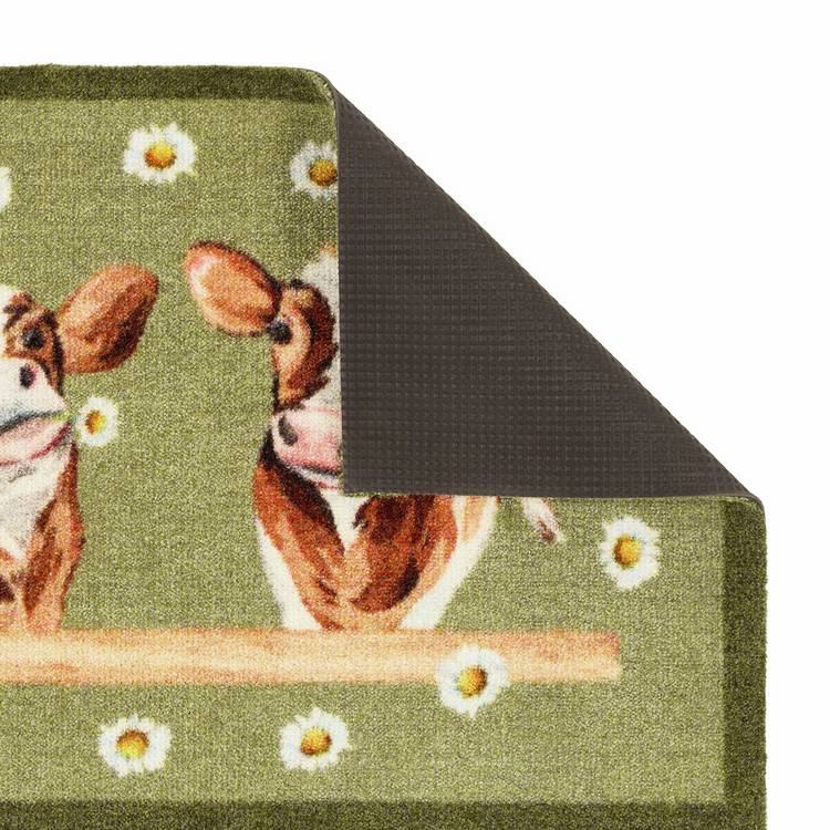 My Mat daisy cow short pile doormat 50x75cm, UK version