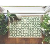Argos My Mat Harlequin Tile Green Short Pile Doormat 50x75cm- Buy online at McGrocer