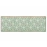 My Mat Harlequin Tile Green runner 50x150cm, imported from the UK