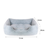 Rosewood Fur Box Bed blue large, imported from the UK