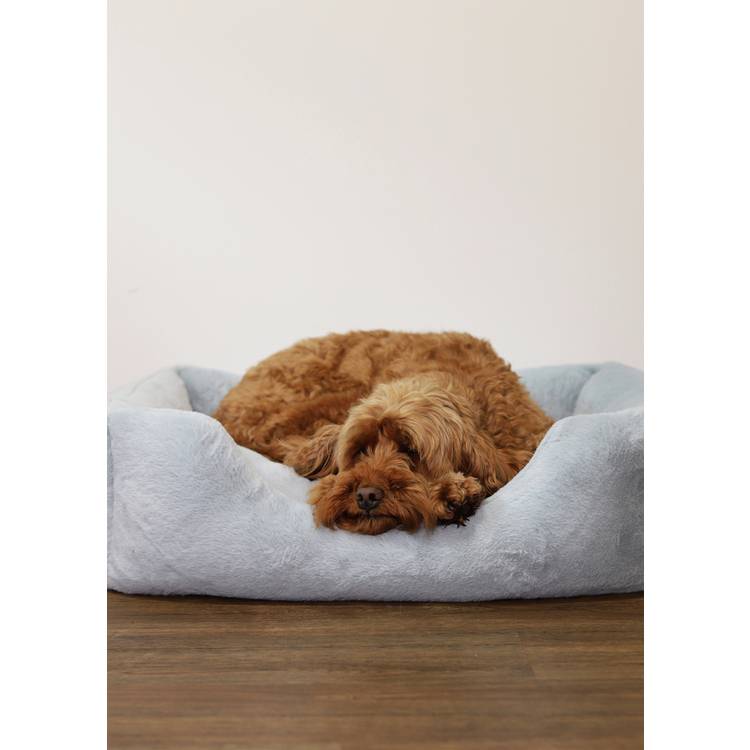 Rosewood Fur Box Bed blue large, imported from the UK