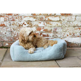 Rosewood Fur Box Bed blue large, imported from the UK