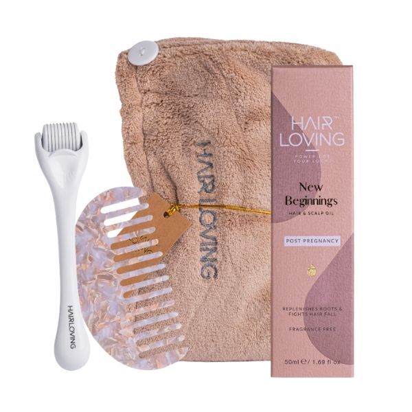Hair Loving Postpartum Hair Renewal Kit with 50ml oil , imported from the UK