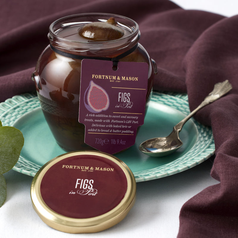 Fortnum's figs in port compote 600g - British product