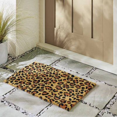 Argos Argos Home Leopard Coir Doormat - 40x60cm- Buy online at McGrocer