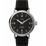 Argos Timex Standard Black Dial Black Leather Strap Watch- Buy online at McGrocer