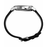 Timex Standard watch black dial leather strap 40mm, UK version