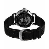 Timex Standard watch black dial leather strap 40mm, UK version