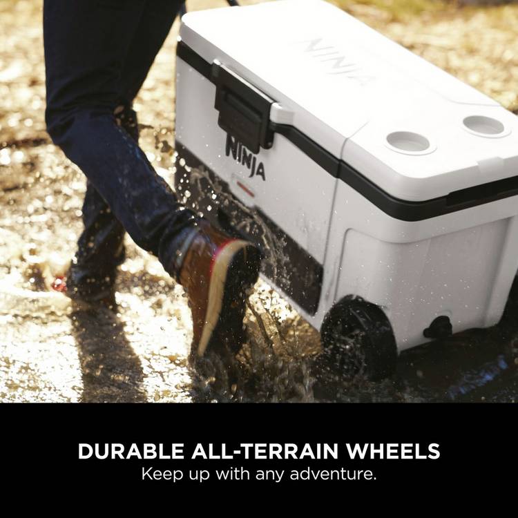 Ninja FrostVault Wheeled Cooler 65QT, imported from the UK