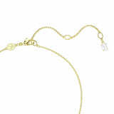 Swarovski gold-tone heart pendant necklace with zirconia stones - British product