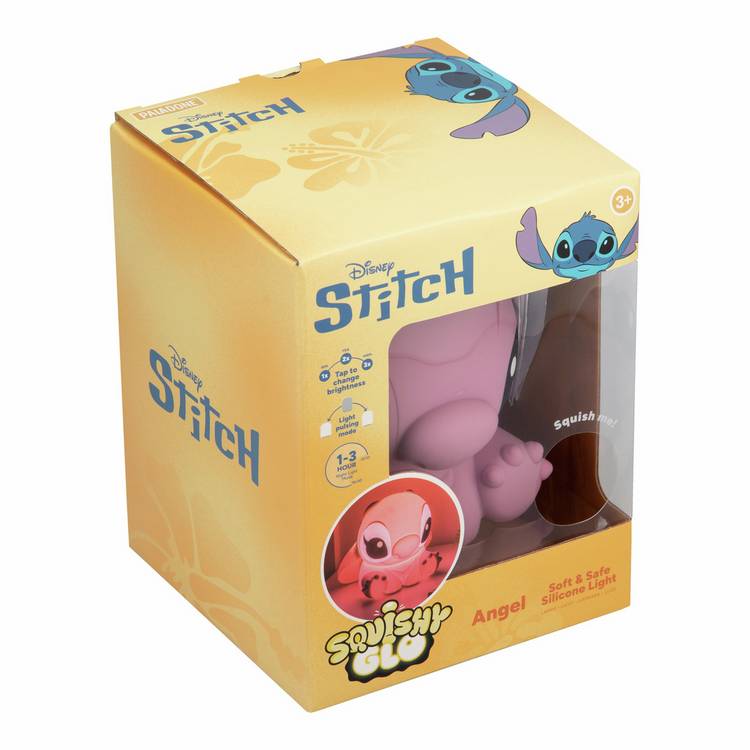 Lilo & Stitch Angel SquishyGlo silicone lamp 14.5cm - British product