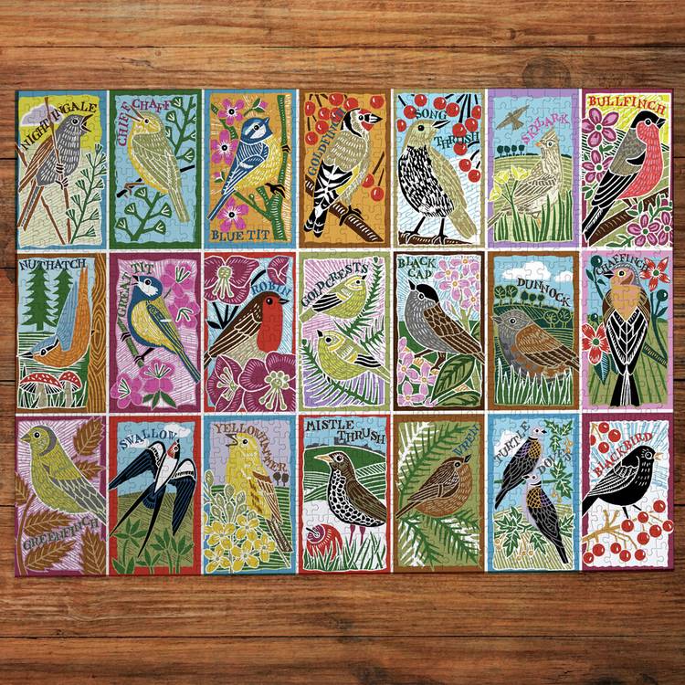 RSPB British Songbirds 1000 piece jigsaw puzzle (British brand)