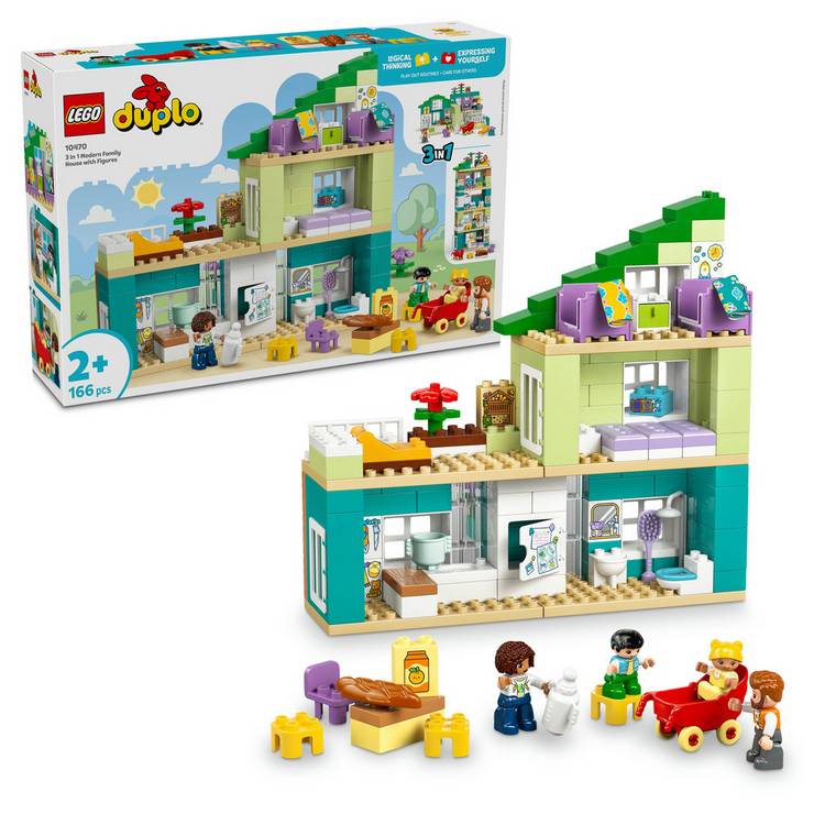 LEGO DUPLO Modern Family House 166 pieces, imported from the UK