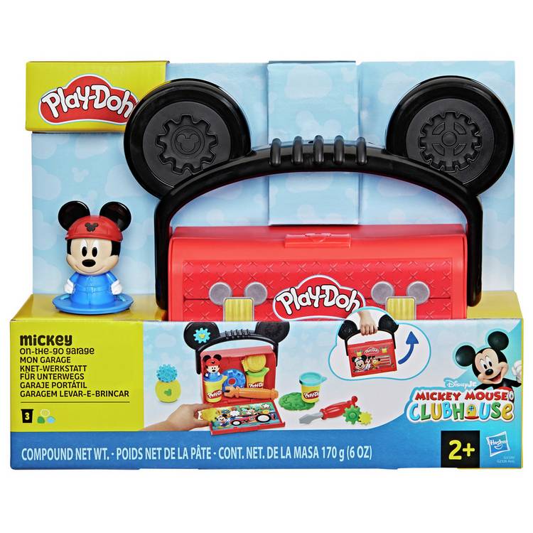 Play-Doh Disney Mickey Mouse garage playset on the go, UK version