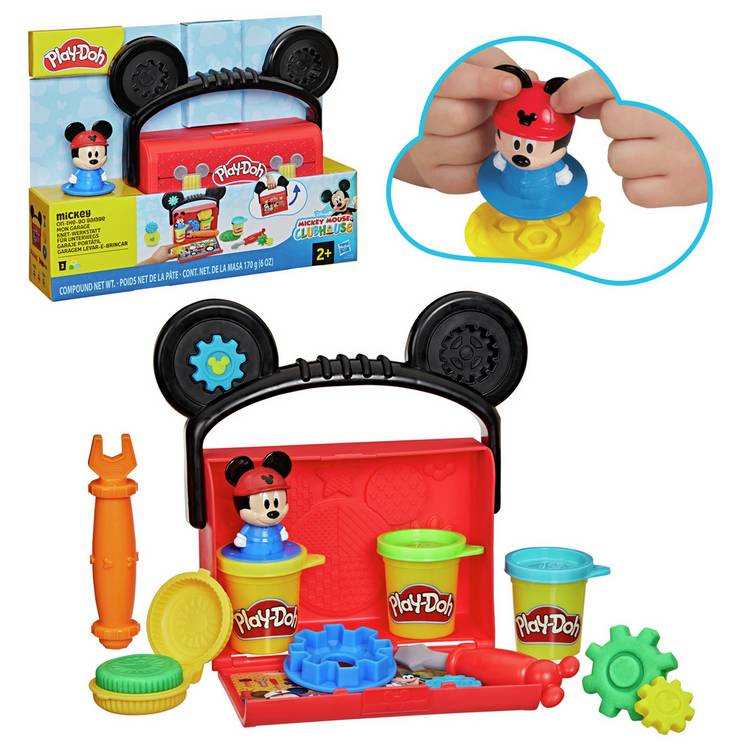 Play-Doh Disney Mickey Mouse garage playset on the go, UK version