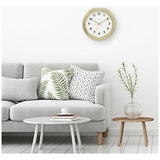 Acctim Clayton analogue wall clock gold 40cm, UK version