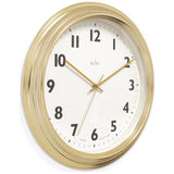 Acctim Clayton analogue wall clock gold 40cm, UK version