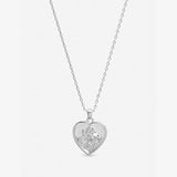 Argos Inicio St Christopher Heart Necklace Silver-Plated- Buy online at McGrocer