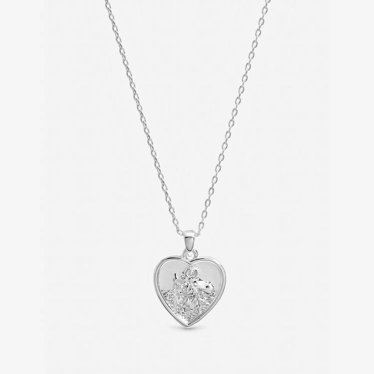Inicio St Christopher heart necklace 16 inch, imported from the UK