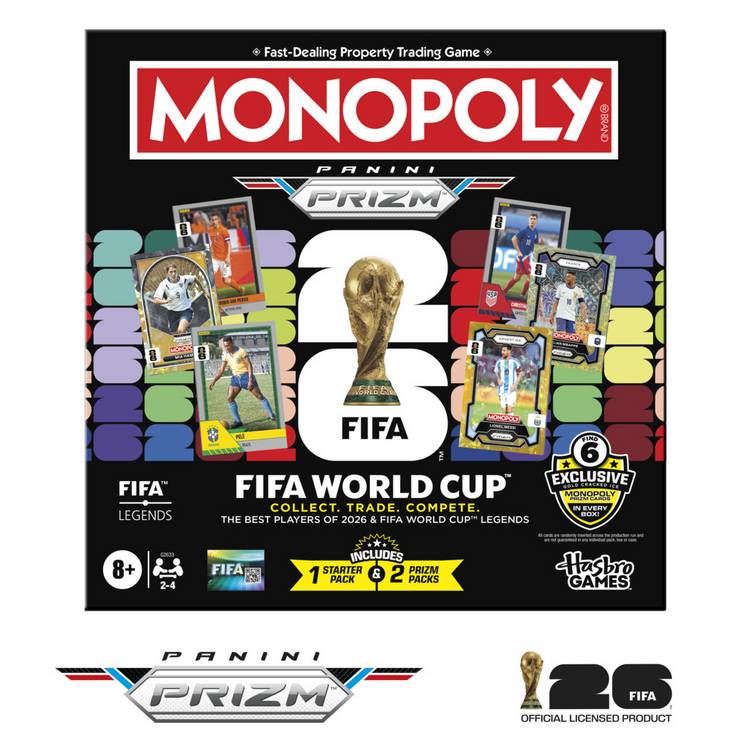 Monopoly FIFA World Cup Prime Prizm board game, imported from the UK