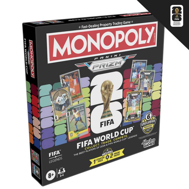 Monopoly FIFA World Cup Prime Prizm board game, imported from the UK