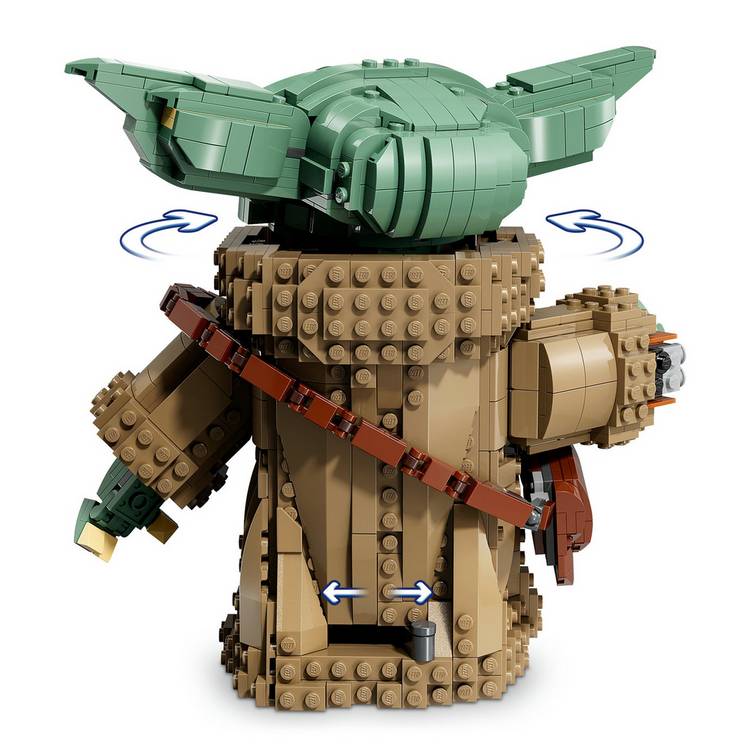 LEGO Grogu Mandalorian Apprentice buildable figure 1200 pieces, UK version