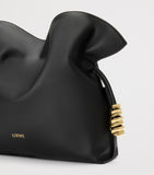 LOEWE medium leather Flamenco clutch bag (British brand)