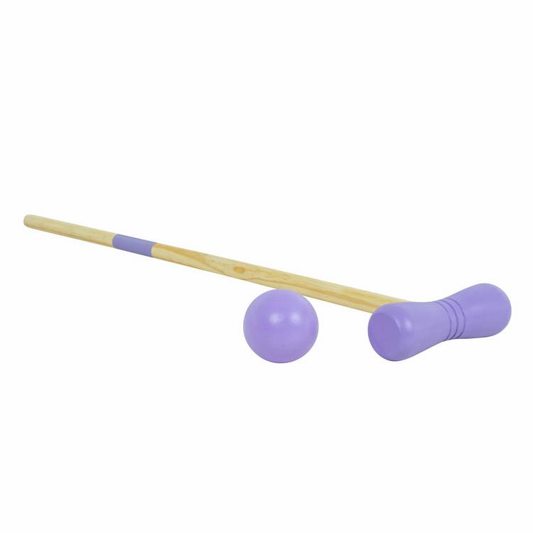 TP Toys wooden croquet set pastel colours garden game, imported from the UK