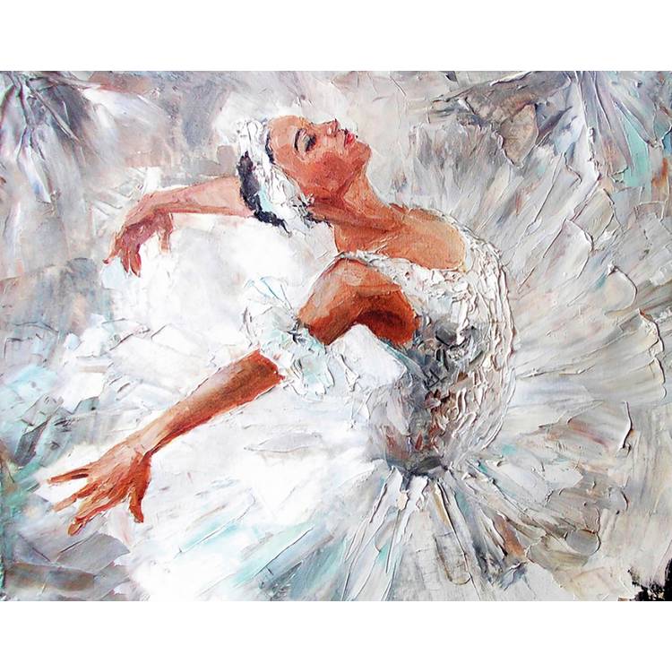Origin Murals Ballerina Grey wall mural, UK version
