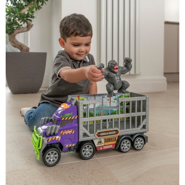 Teamsterz Monster Moverz TruckGorilla Rescue toy vehicle with cage, UK version