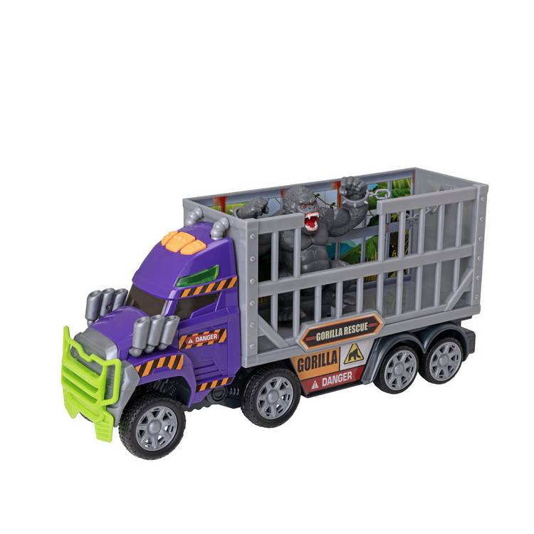 Teamsterz Monster Moverz TruckGorilla Rescue toy vehicle with cage, UK version