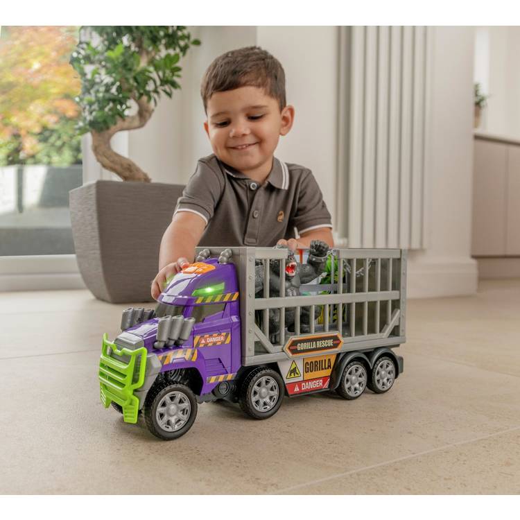 Teamsterz Monster Moverz TruckGorilla Rescue toy vehicle with cage, UK version