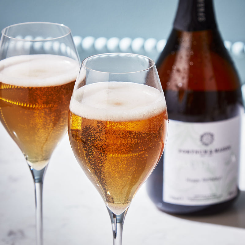 Fortnum's organic sparkling tea 75cl with personalised label, UK version