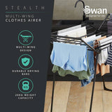 Swan Stealth Winged Jumbo Indoor Airer 19m (British brand)