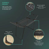 Swan Stealth Winged Jumbo Indoor Airer 19m (British brand)