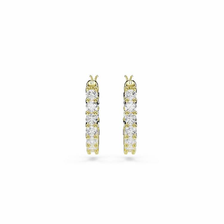 Swarovski Vittore hoop earrings 15mm drop, imported from the UK