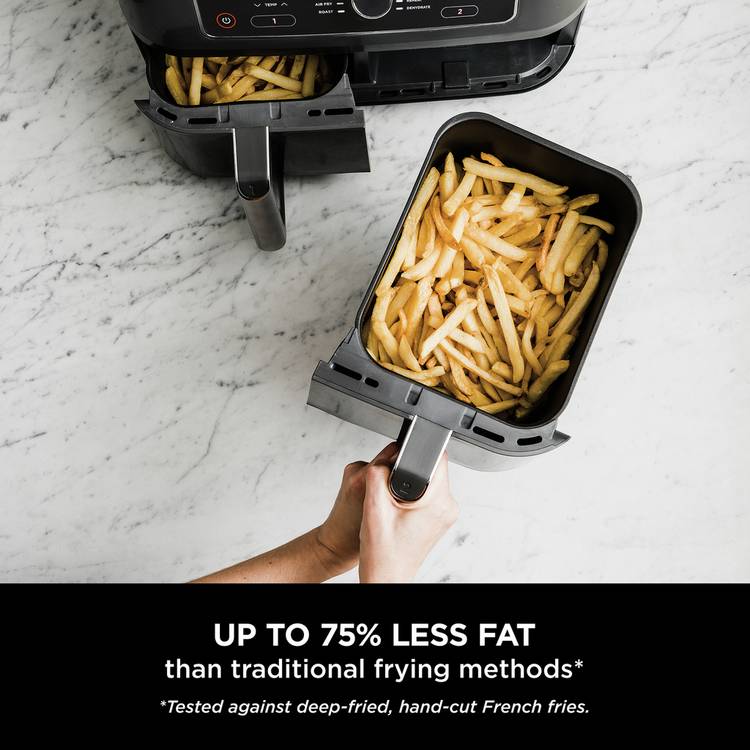 Ninja dual zone air fryer 7.6L, UK version
