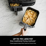 Ninja dual zone air fryer 7.6L, UK version