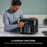 Ninja dual zone air fryer 7.6L, UK version